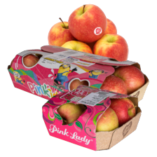 Pink Lady schaal à 4 stuks,
Pinkids schaal à 8 stuks
of Pink Lady per kilo